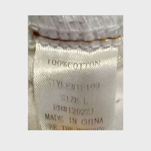 Signature 8 distressed Multi Color RIVET Jean Short Size Large - Picture 11 of 12